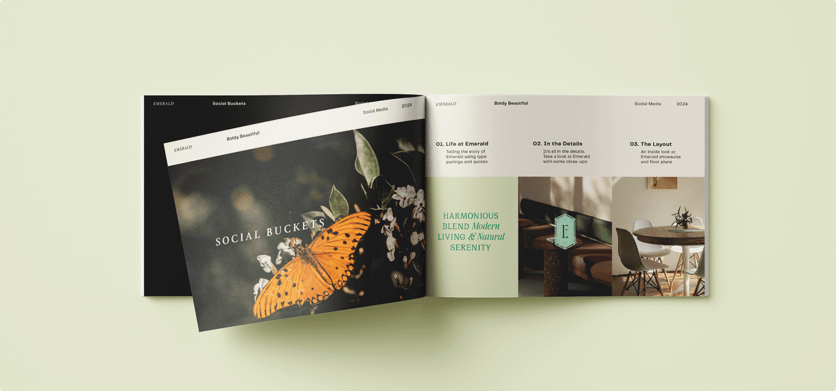 Woven in Colour book spread showing patterns and text